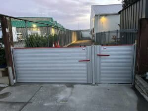 Active flood barrier at a Wellington Marae