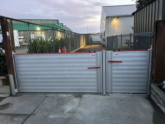 Active flood barrier at a Wellington Marae